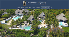 Desktop Screenshot of msambweni-beach-house.com